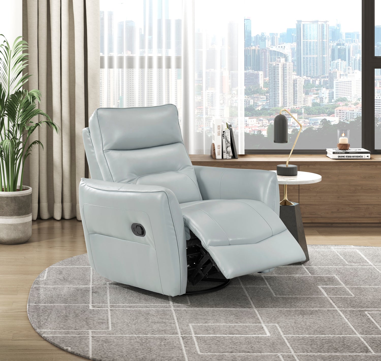 9713AQA-1SW Swivel Glider Reclining Chair - 9713AQA-1SW