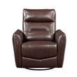 9713BRW-1SW Swivel Glider Reclining Chair - 9713BRW-1SW