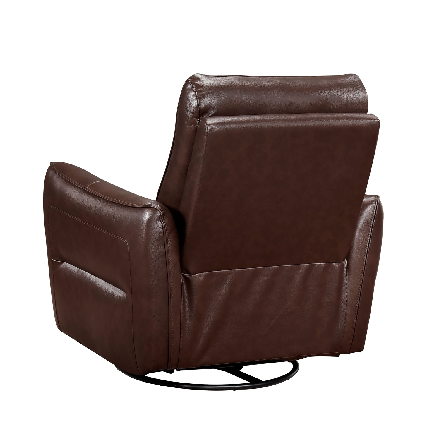 9713BRW-1SW Swivel Glider Reclining Chair - 9713BRW-1SW