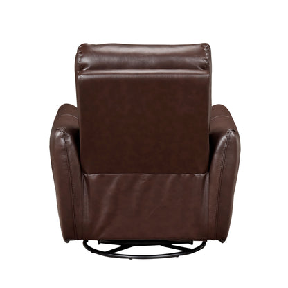 9713BRW-1SW Swivel Glider Reclining Chair - 9713BRW-1SW