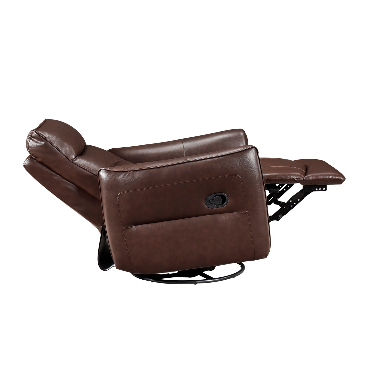 9713BRW-1SW Swivel Glider Reclining Chair - 9713BRW-1SW