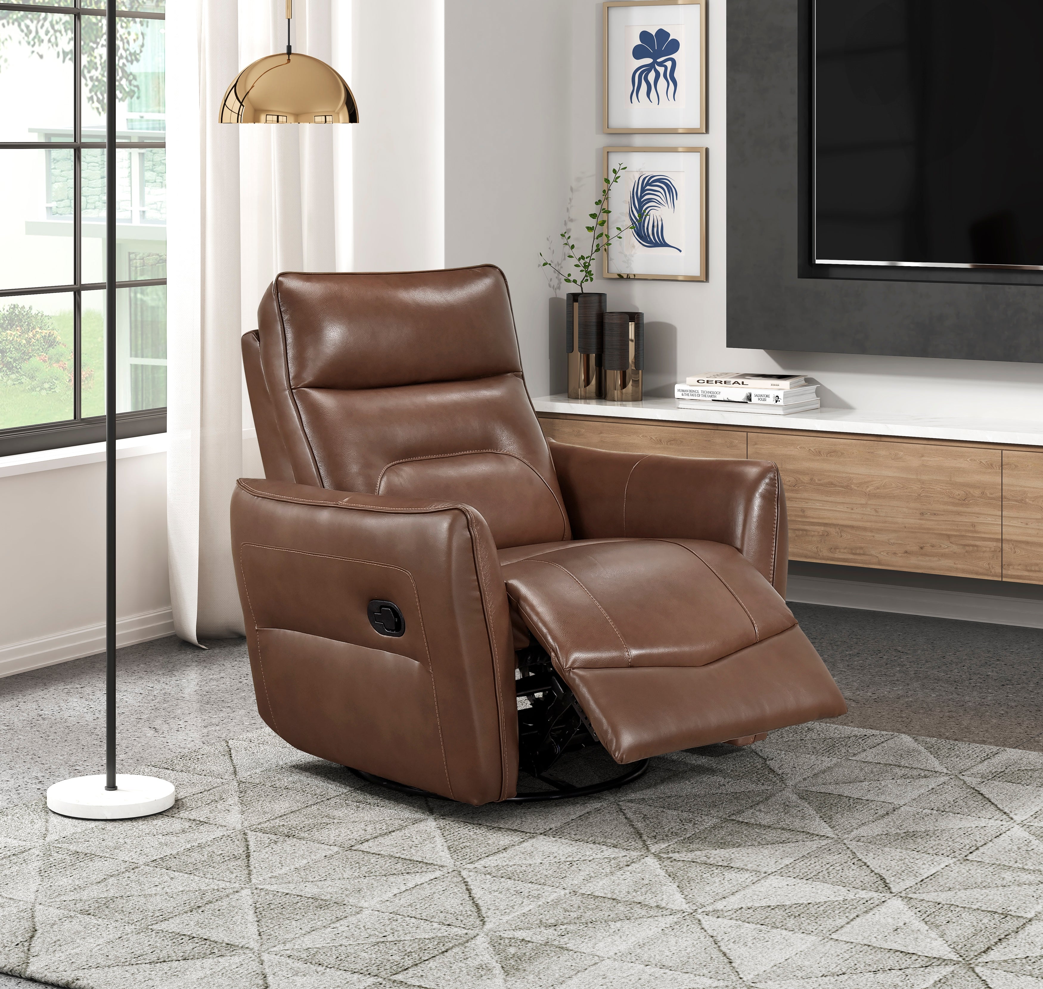 9713TBR-1SW Swivel Glider Reclining Chair - 9713TBR-1SW