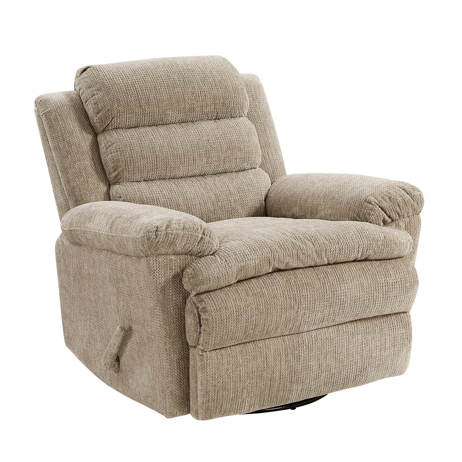 9725BRW-1SW Swivel Glider Reclining Chair - 9725BRW-1SW