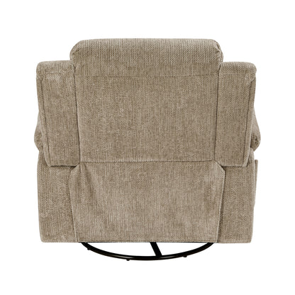 9725BRW-1SW Swivel Glider Reclining Chair - 9725BRW-1SW