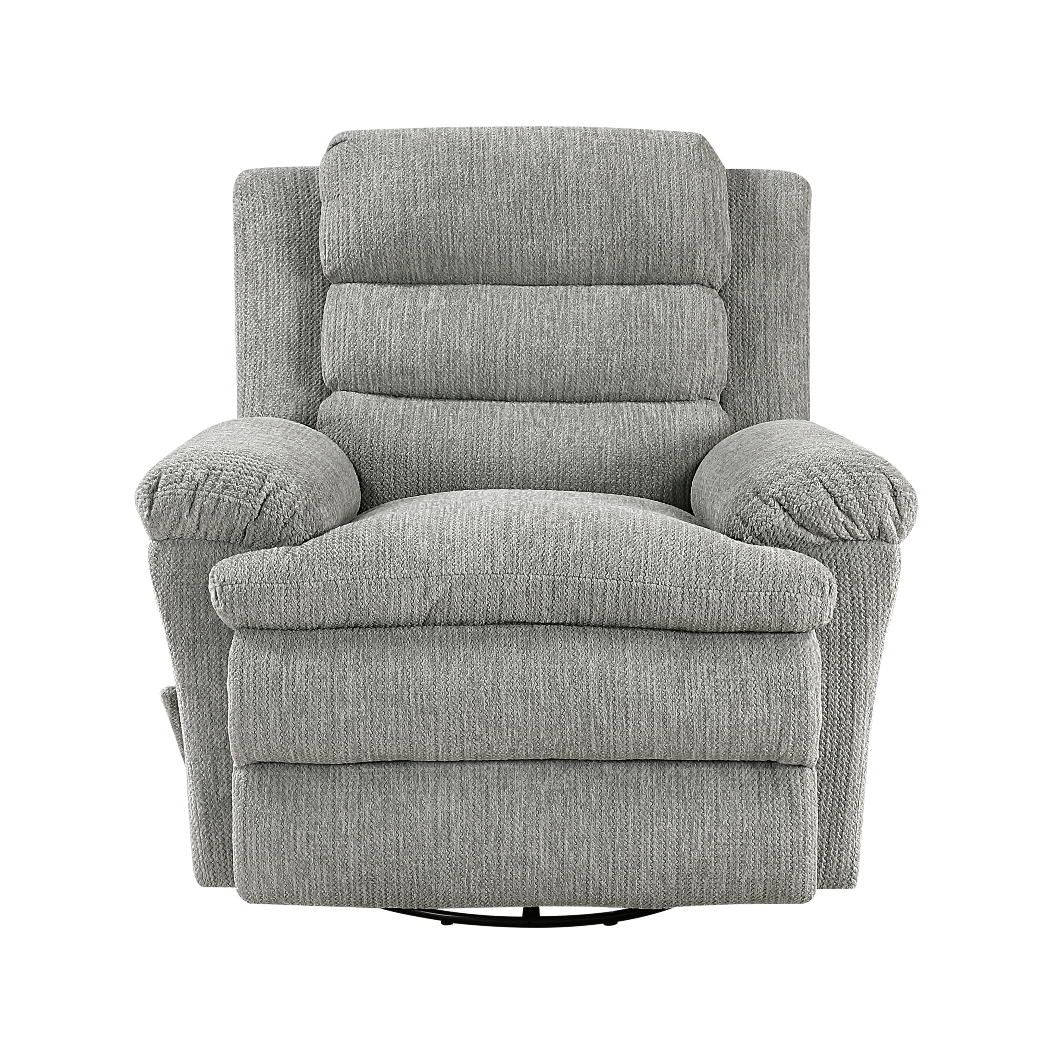 9725GRY-1SW Swivel Glider Reclining Chair - 9725GRY-1SW