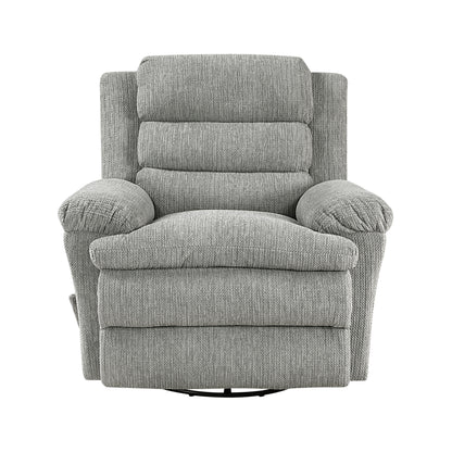 9725GRY-1SW Swivel Glider Reclining Chair - 9725GRY-1SW