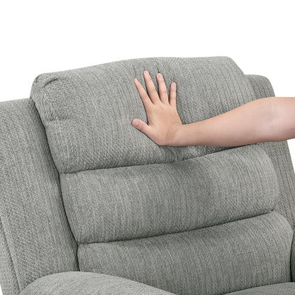 9725GRY-1SW Swivel Glider Reclining Chair - 9725GRY-1SW