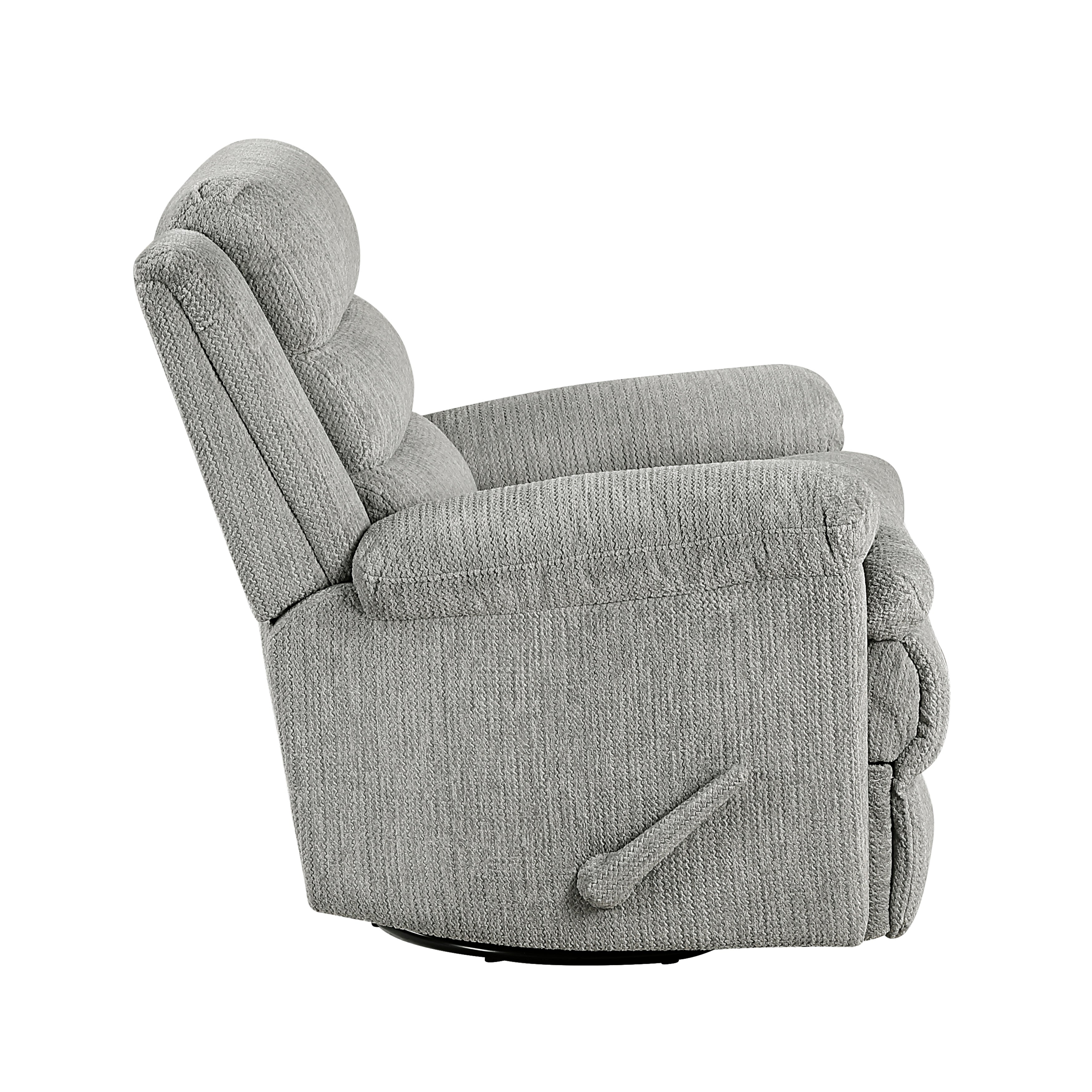 9725GRY-1SW Swivel Glider Reclining Chair - 9725GRY-1SW