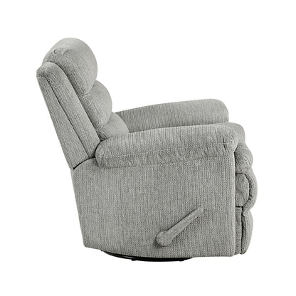 9725GRY-1SW Swivel Glider Reclining Chair - 9725GRY-1SW