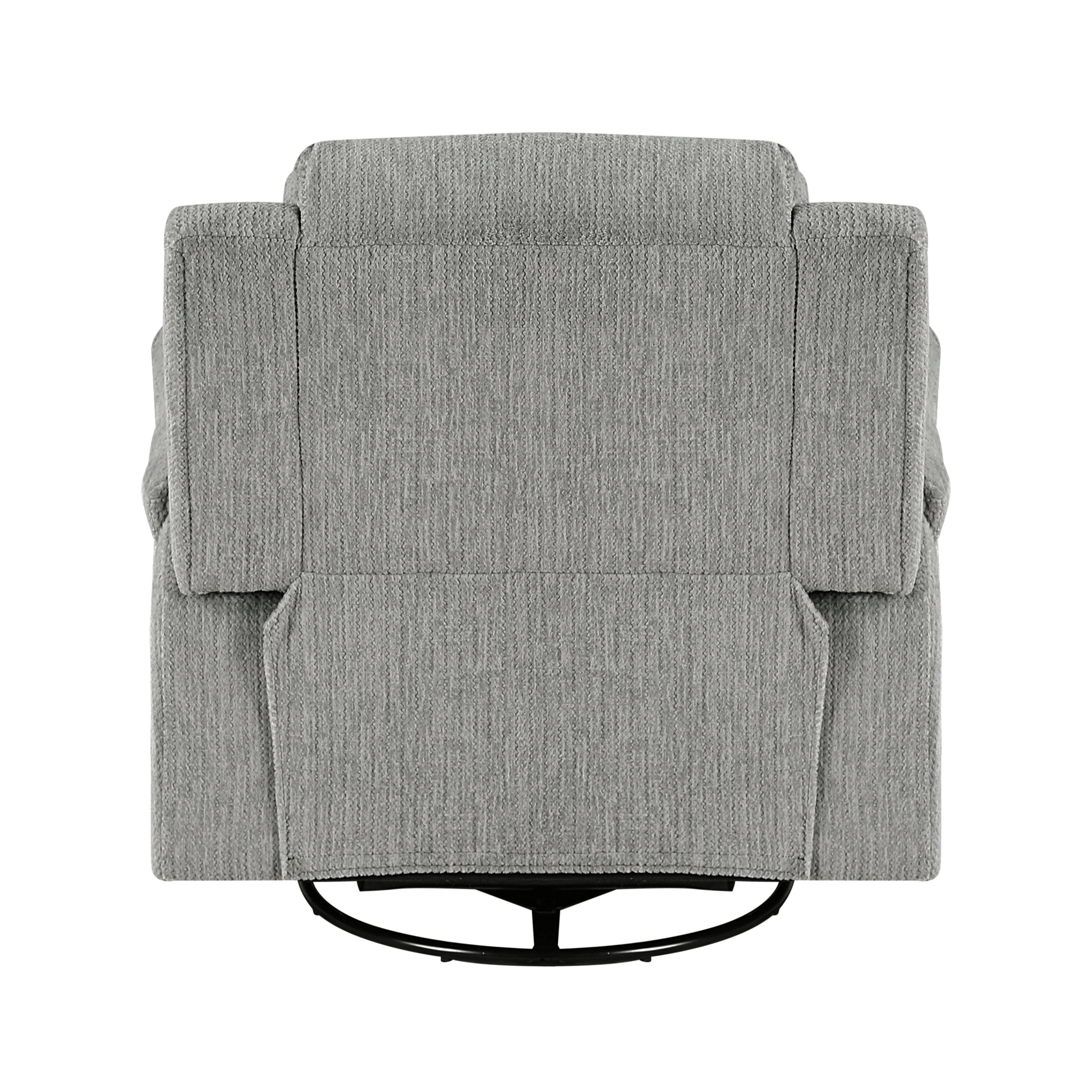 9725GRY-1SW Swivel Glider Reclining Chair - 9725GRY-1SW