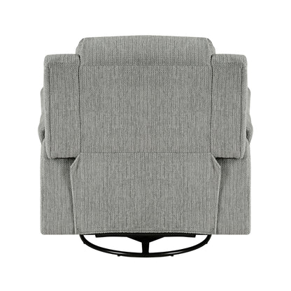 9725GRY-1SW Swivel Glider Reclining Chair - 9725GRY-1SW