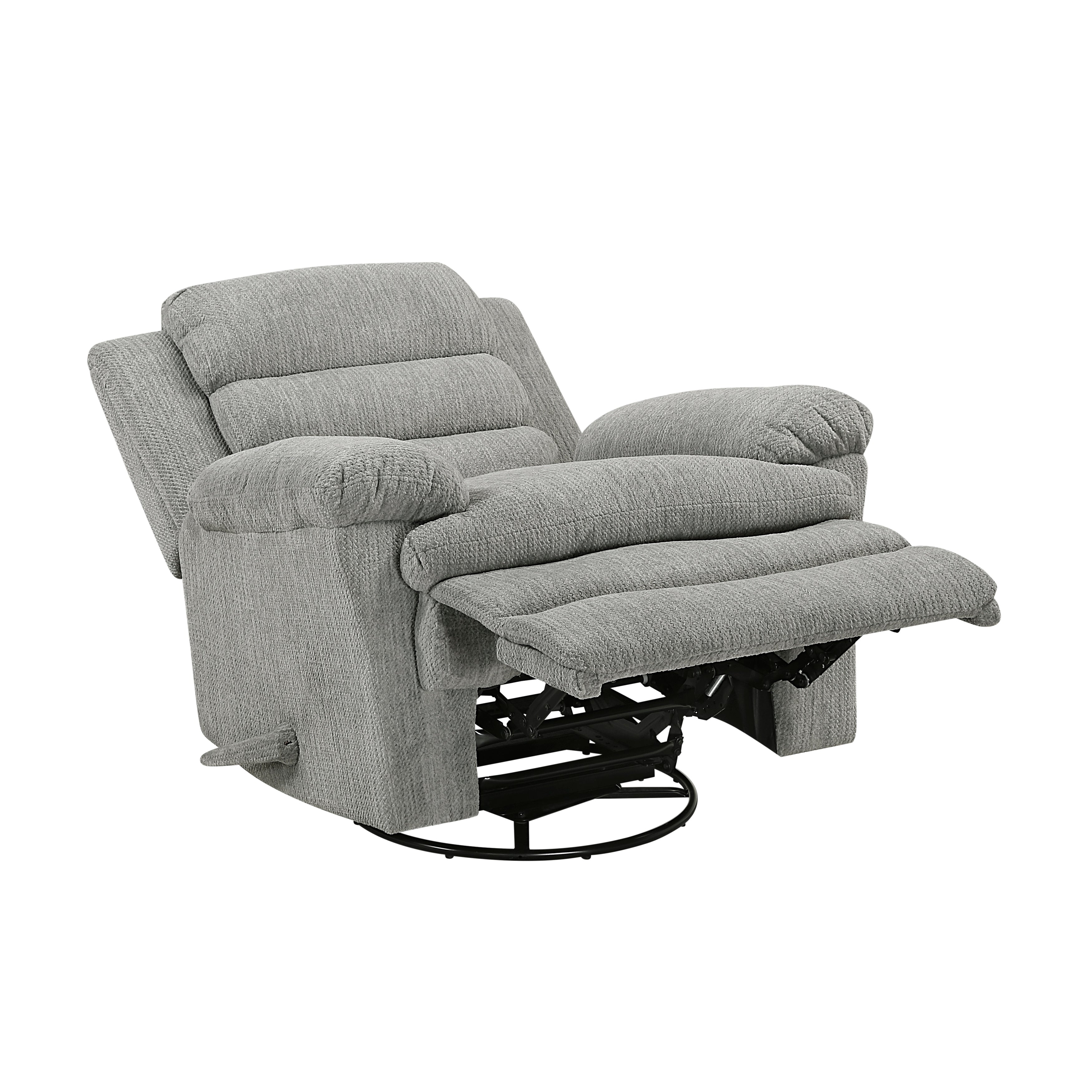 9725GRY-1SW Swivel Glider Reclining Chair - 9725GRY-1SW