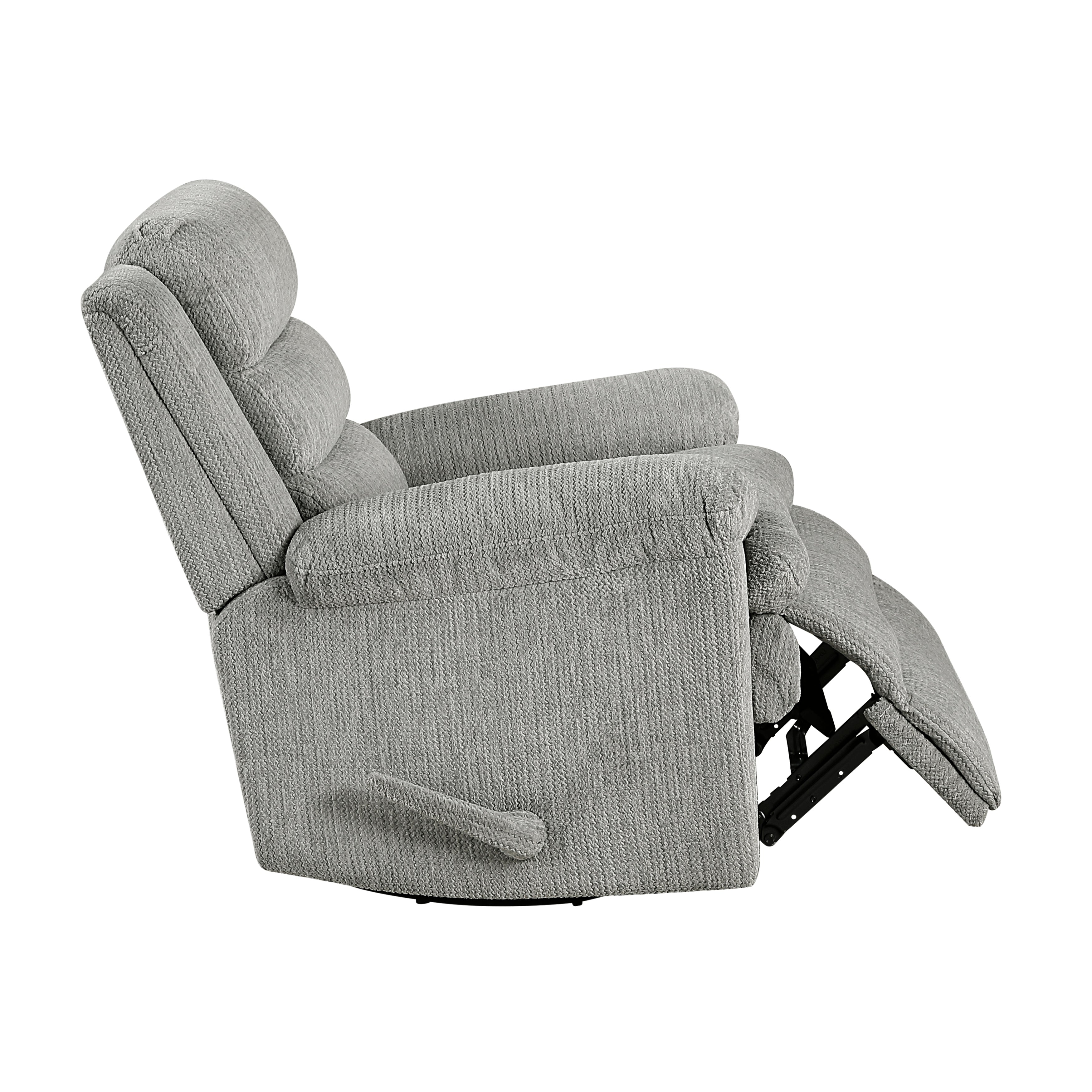 9725GRY-1SW Swivel Glider Reclining Chair - 9725GRY-1SW