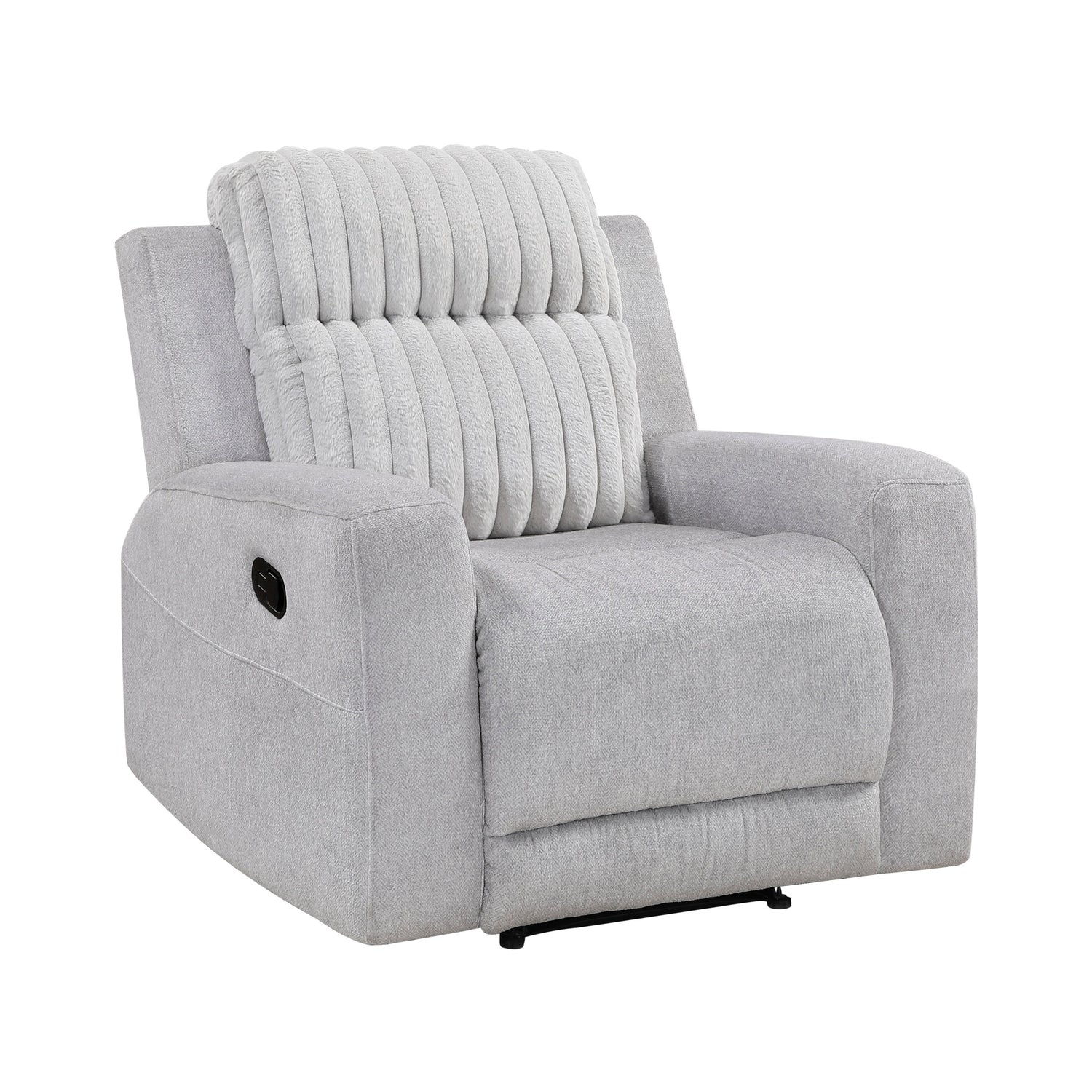 Benton Light Gray Double Reclining Living Room Set from Homelegance - Luna Furniture