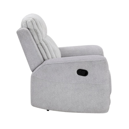 Benton Light Gray Double Reclining Living Room Set from Homelegance - Luna Furniture