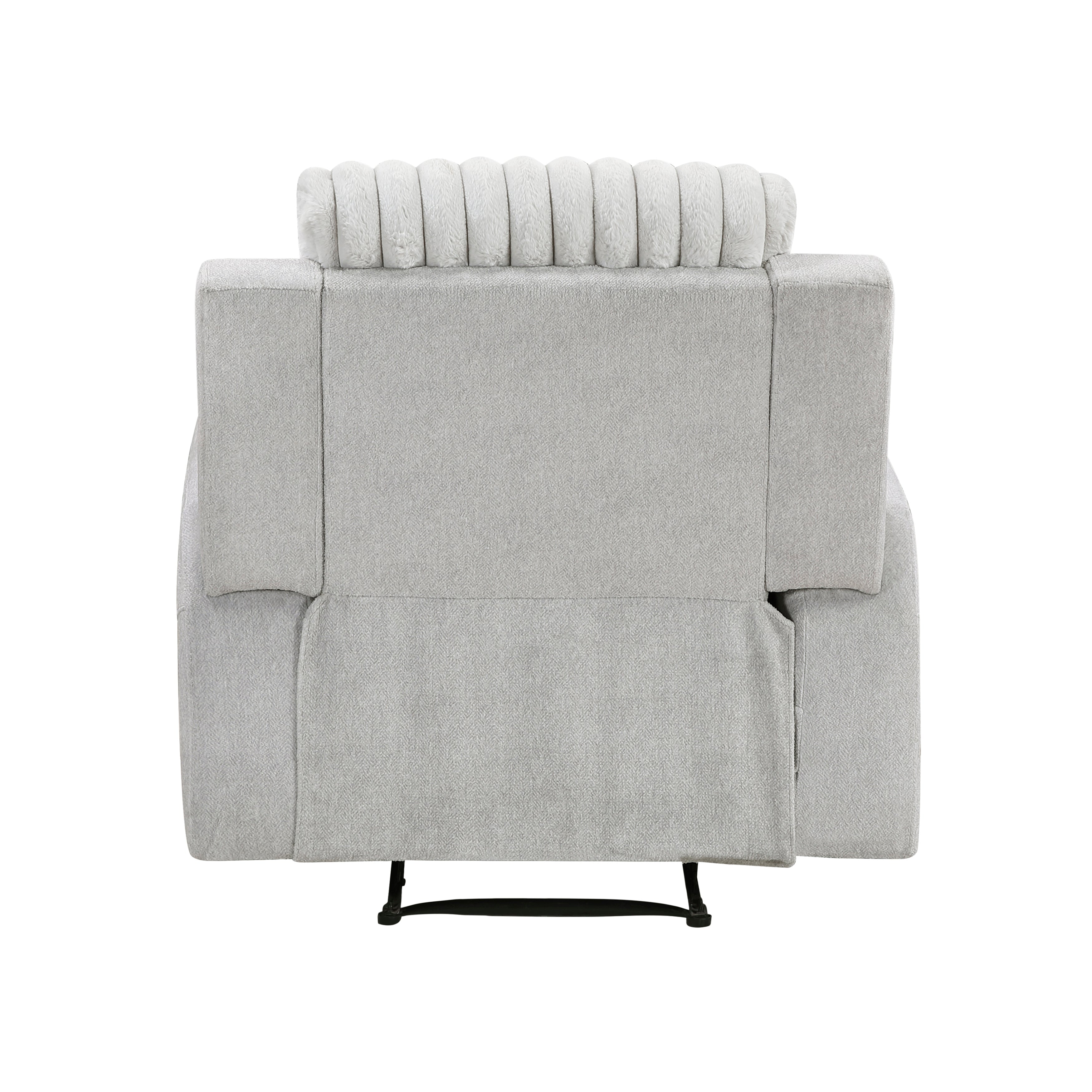 Benton Light Gray Double Reclining Living Room Set from Homelegance - Luna Furniture