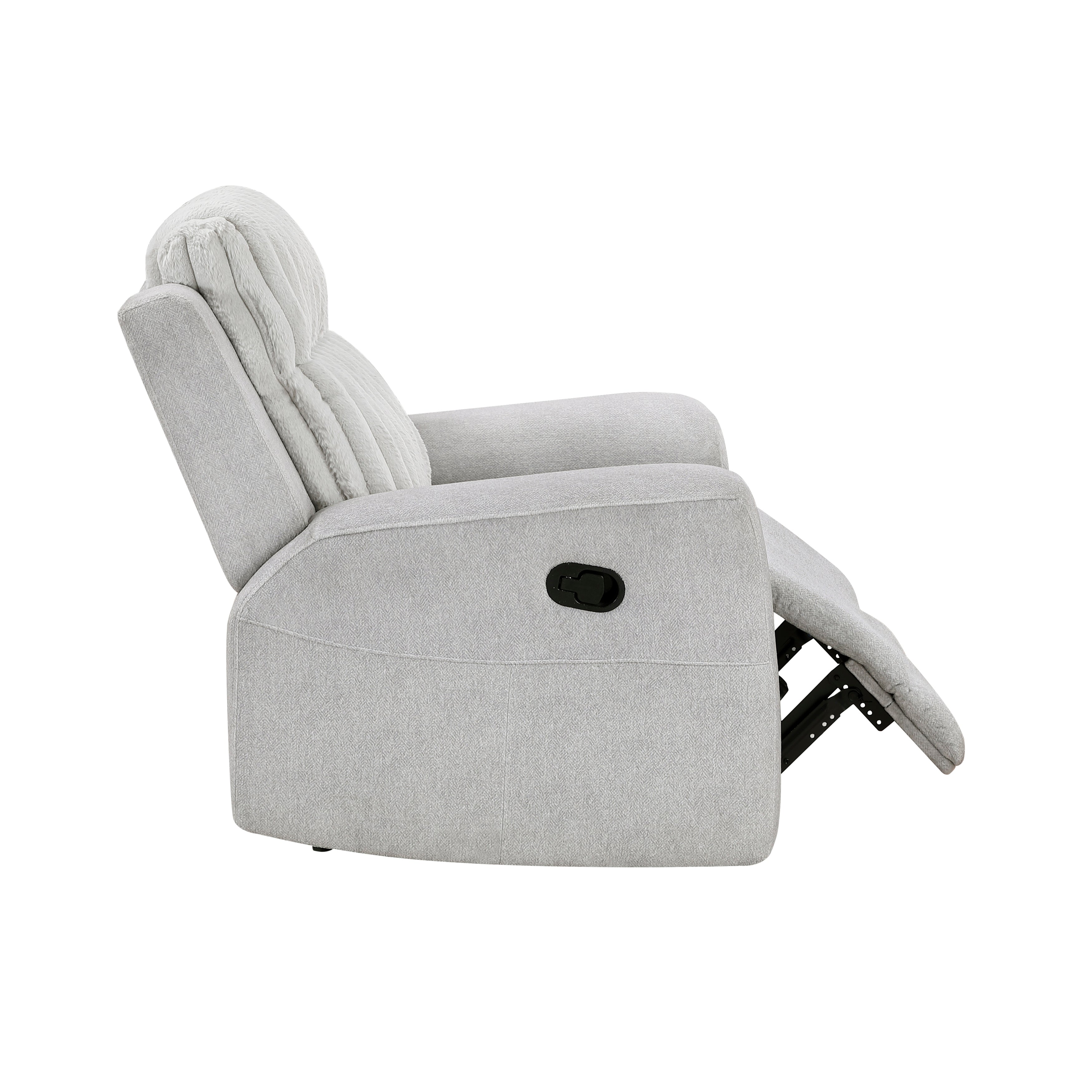 Benton Light Gray Double Reclining Living Room Set from Homelegance - Luna Furniture