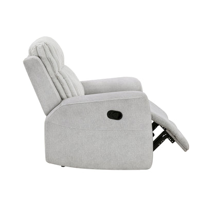Benton Light Gray Double Reclining Living Room Set from Homelegance - Luna Furniture