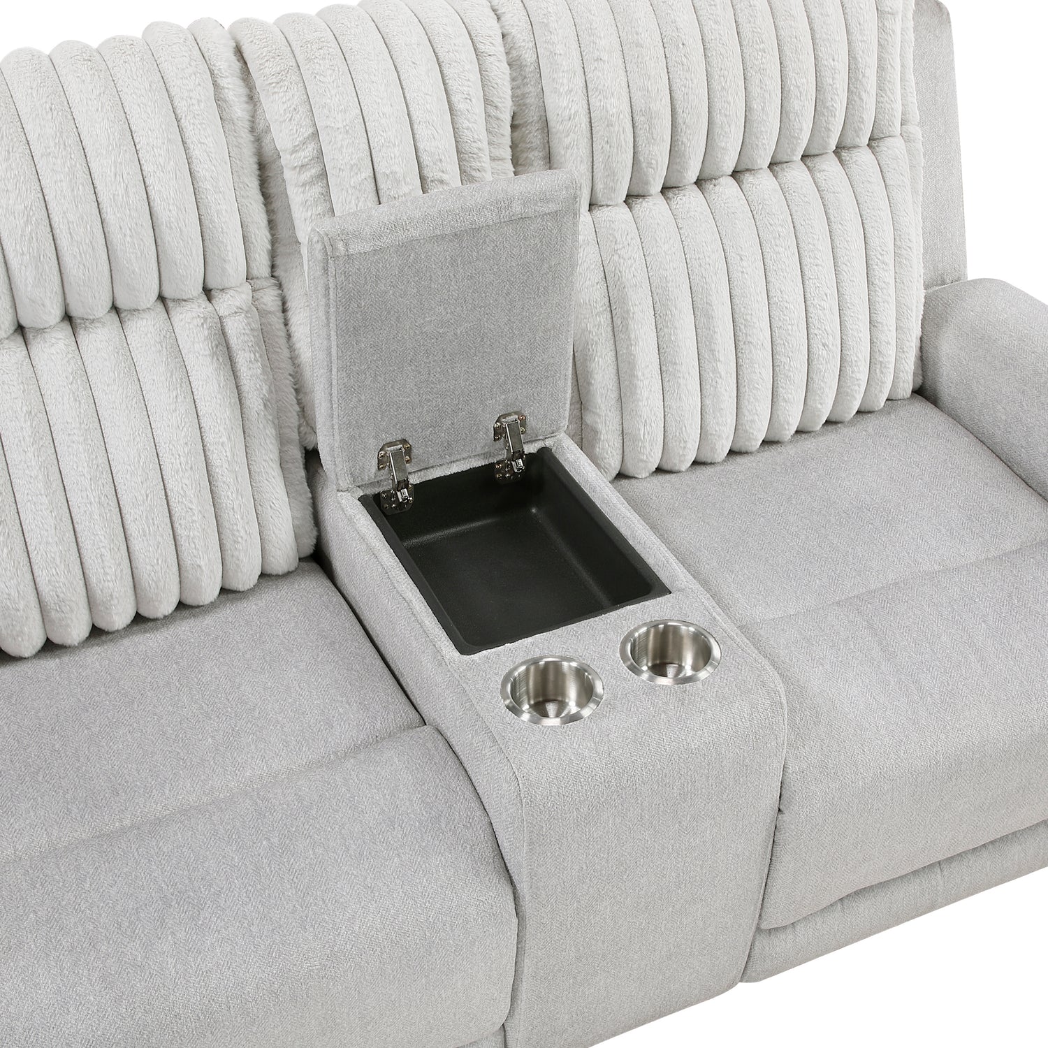 9728LGY*2 2pc Set: Sofa, Love - 9728LGY*2