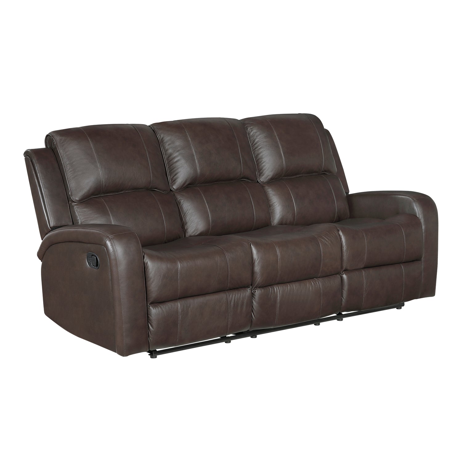 9735BRW*2 2pc Set: Sofa, Love - 9735BRW*2