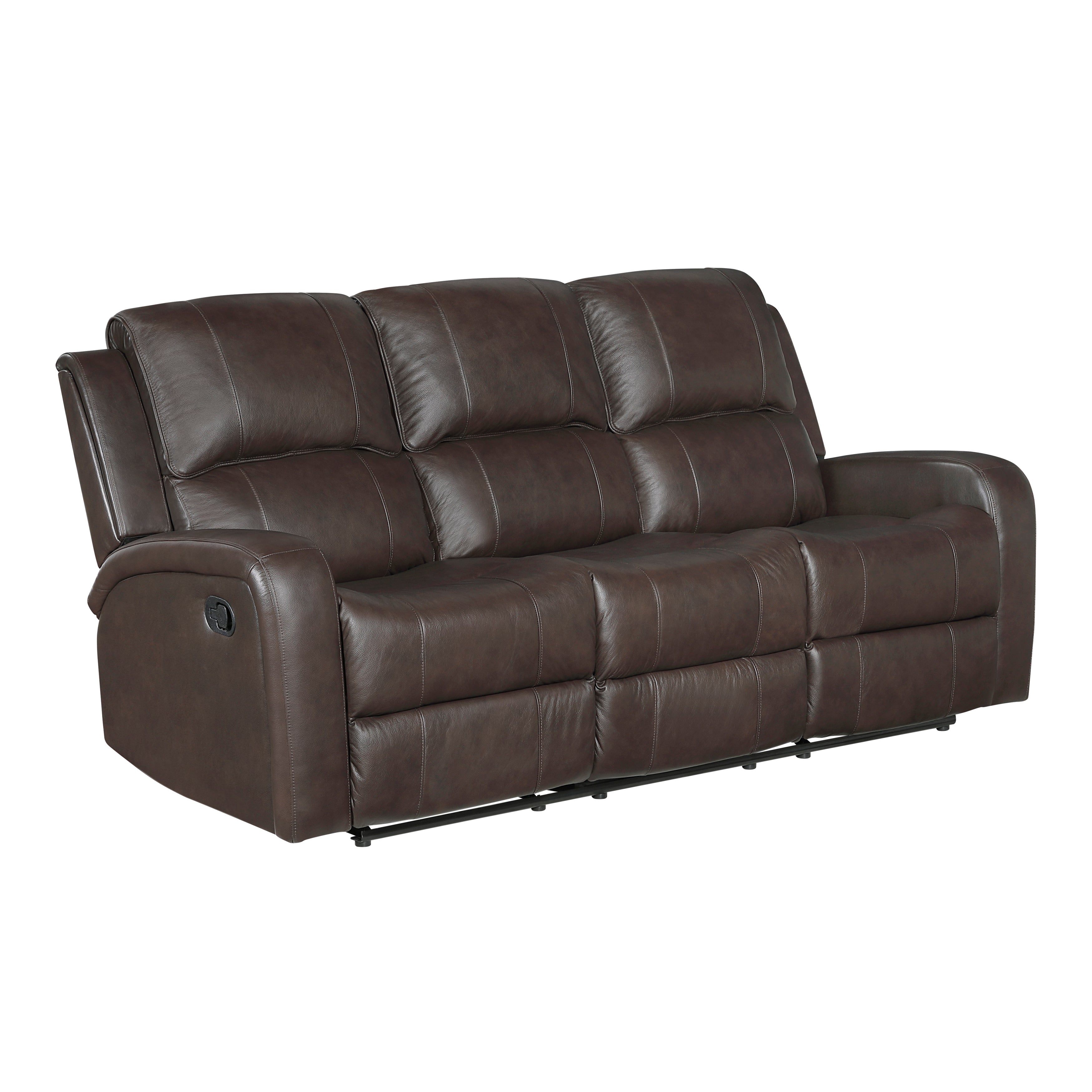 9735BRW*2 2pc Set: Sofa, Love - 9735BRW*2