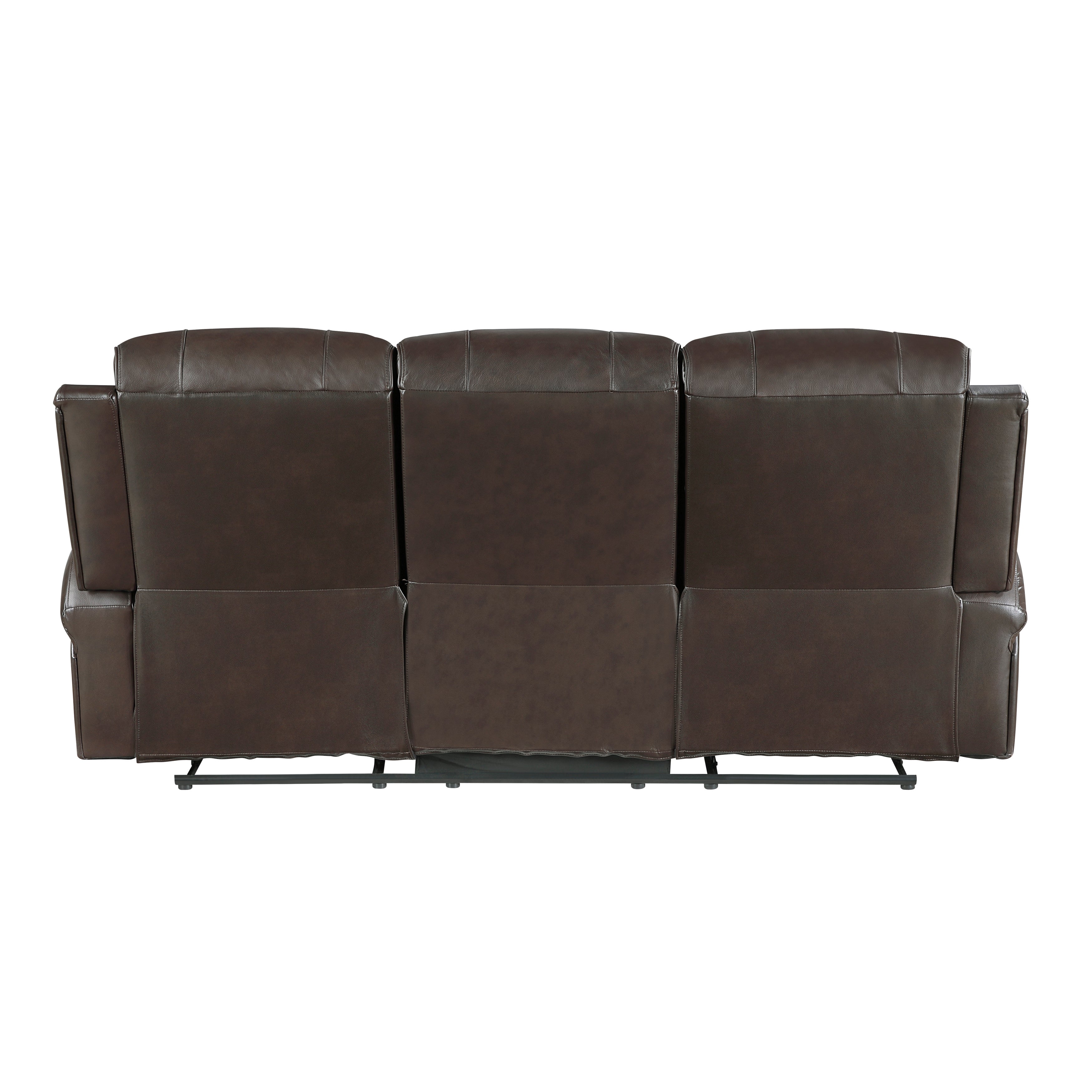 9735BRW*2 2pc Set: Sofa, Love - 9735BRW*2