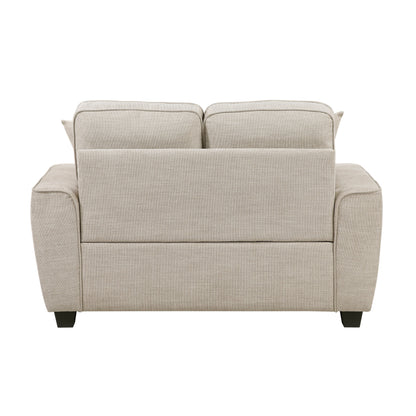 Zander Taupe Living Room Set from Homelegance - Luna Furniture