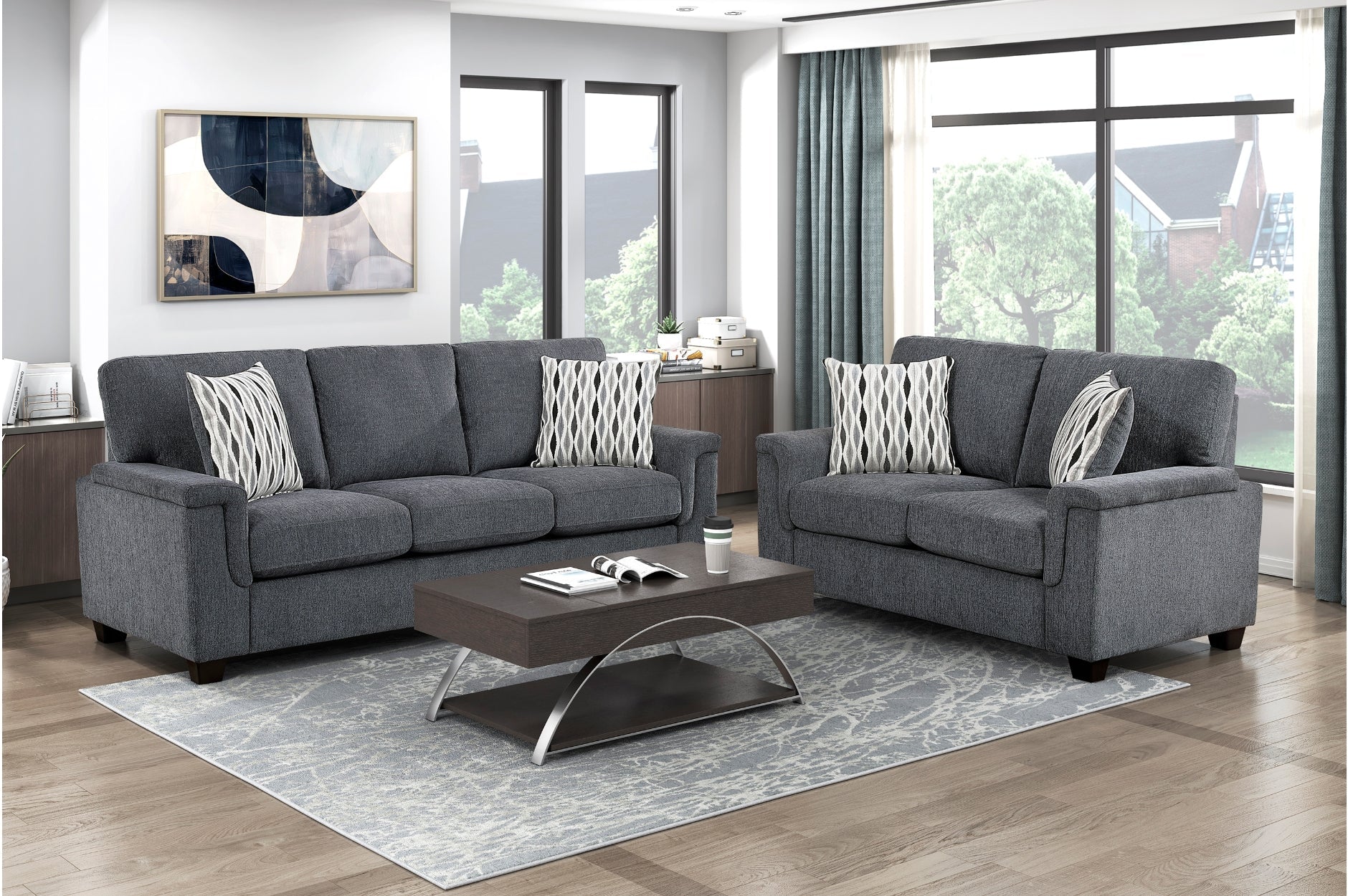 Homelegance Chelsea Living Room Set - Thumbnail 2