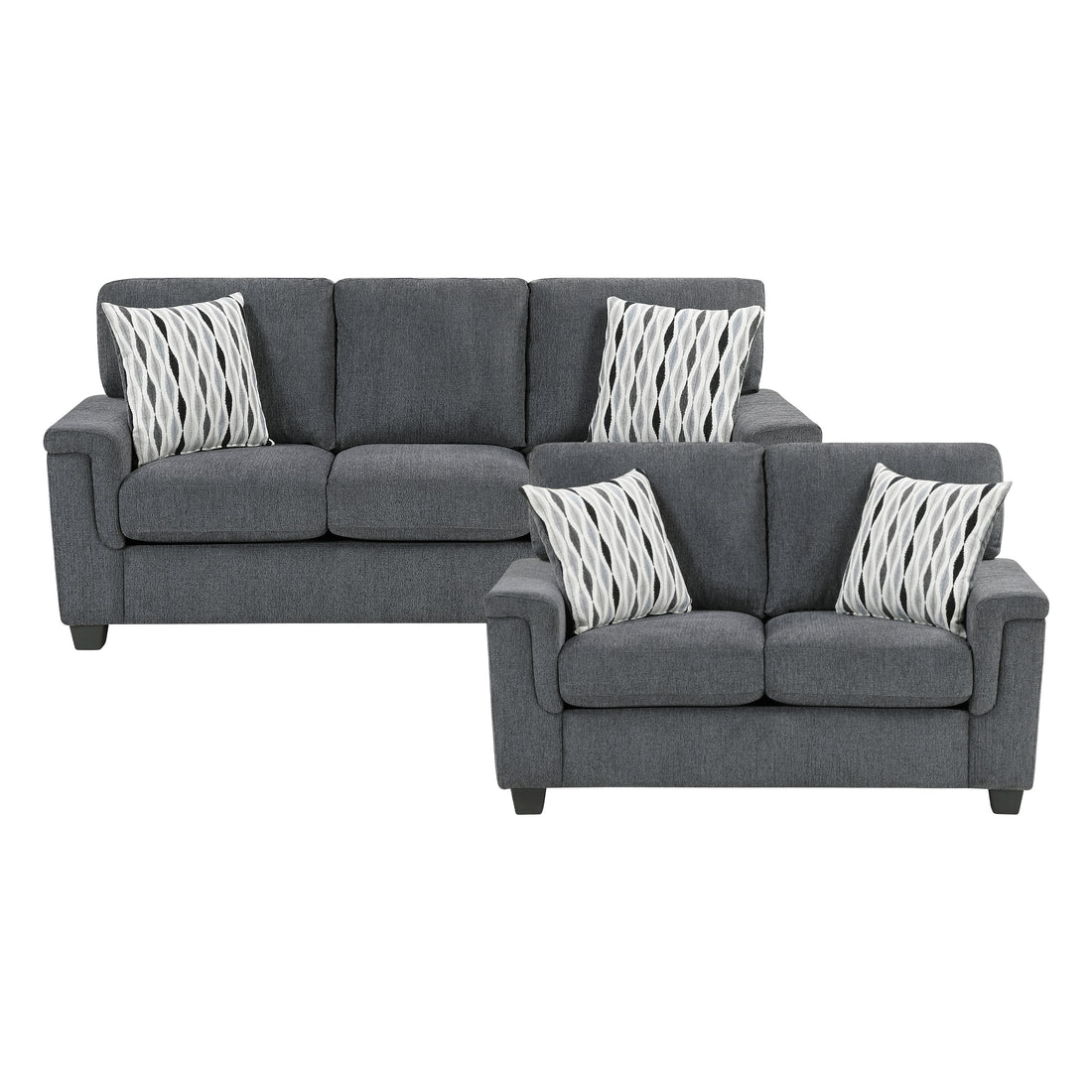 9746DG*2 2pc Set: Sofa, Love - 9746DG*2