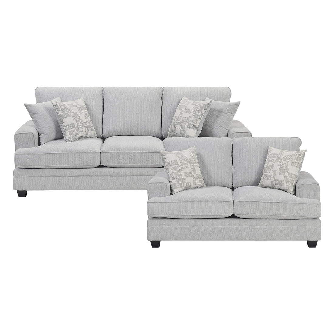 9747SN*2 2pc Set: Sofa, Love - 9747SN*2
