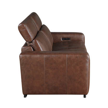9790BRW-2PWH* (2)Power Double Reclining Love Seat with Power Headrests and Charging Ports - 9790BRW-2PWH*