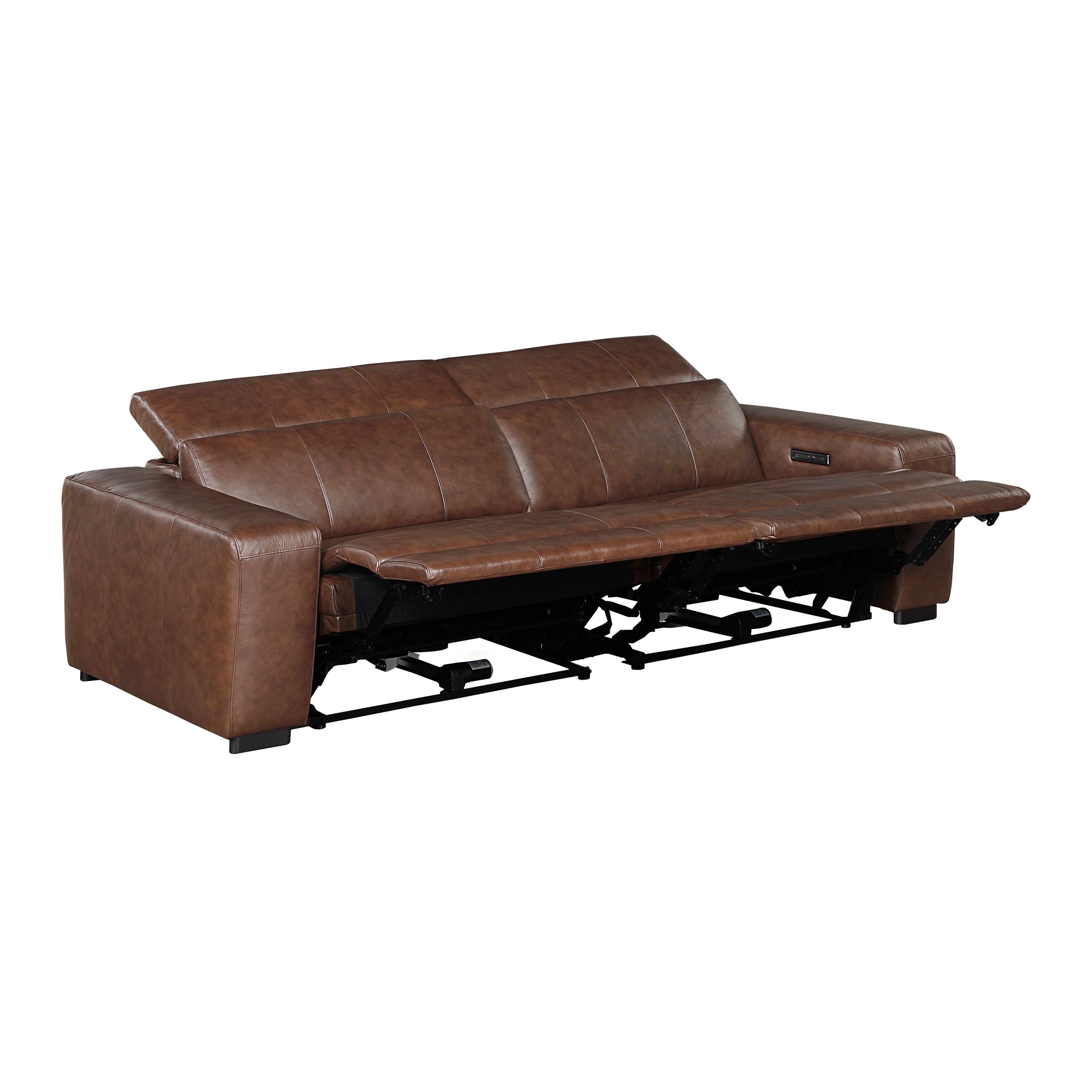 9790BRW-2PWH* (2)Power Double Reclining Love Seat with Power Headrests and Charging Ports - 9790BRW-2PWH*