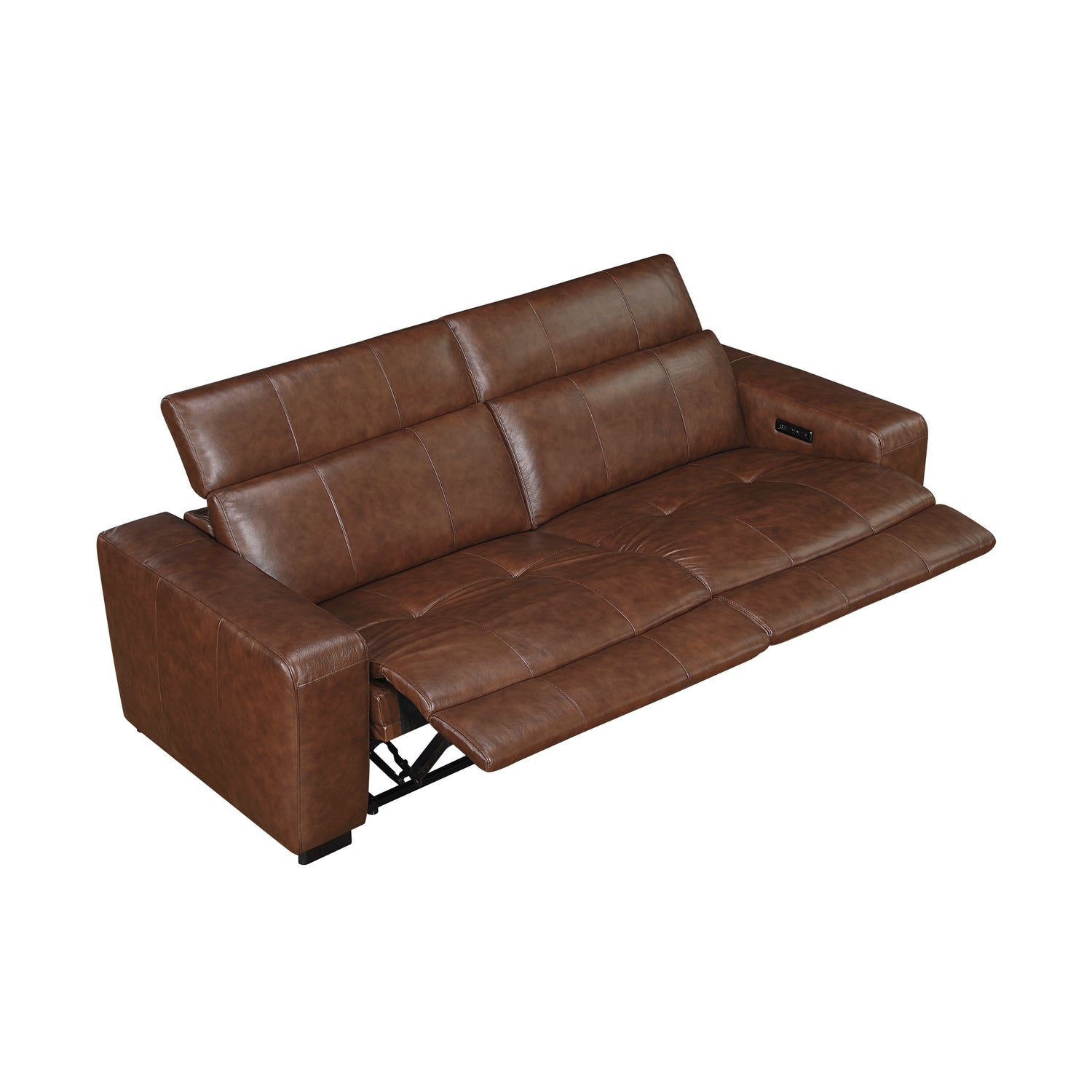9790BRW-2PWH* (2)Power Double Reclining Love Seat with Power Headrests and Charging Ports - 9790BRW-2PWH*