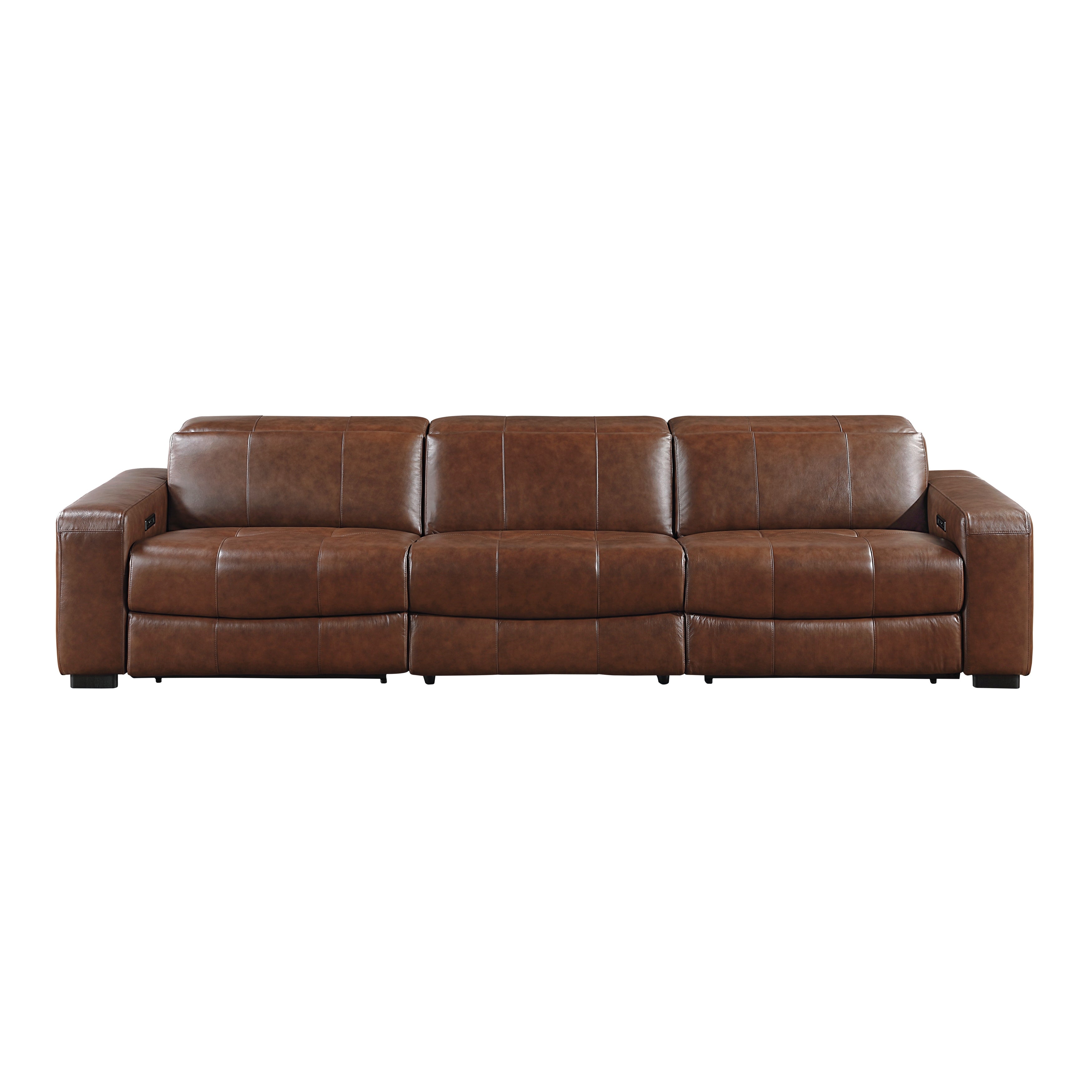 9790BRW-3PWH* (3)Power Double Reclining Sofa with Power Headrests and Charging Ports - 9790BRW-3PWH*