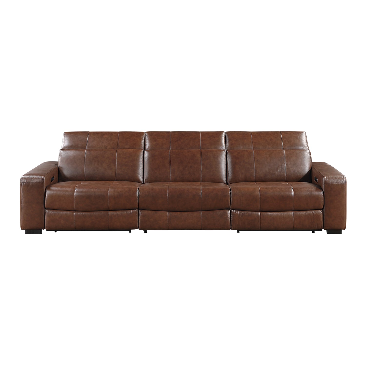 9790BRW-3PWH* (3)Power Double Reclining Sofa with Power Headrests and Charging Ports - 9790BRW-3PWH*