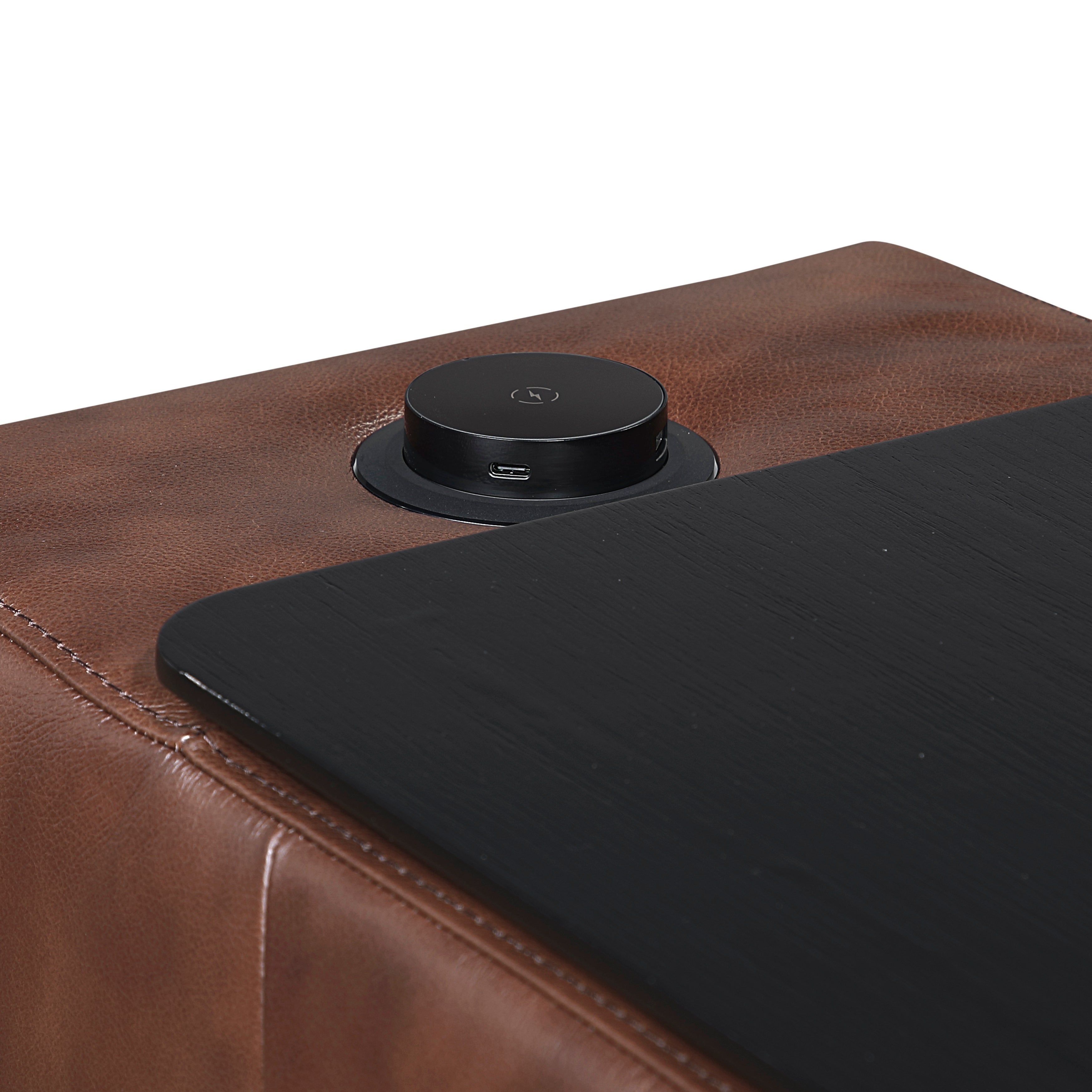 9790BRW*6LRRRPWH (6)6-Piece Modular Power Reclining Sectional with Power Headrests and Charging Ports - 9790BRW*6LRRRPWH