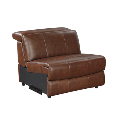 9790BRW*7LRRRPWH (7)7-Piece Modular Power Reclining Sectional with Power Headrests and Charging Ports - 9790BRW*7LRRRPWH