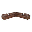9790BRW*7LRRRPWH (7)7-Piece Modular Power Reclining Sectional with Power Headrests and Charging Ports - 9790BRW*7LRRRPWH