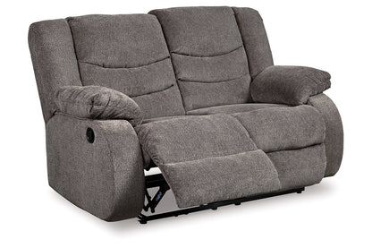 Tulen Gray Reclining Loveseat and Recliner -  Ashley - Luna Furniture