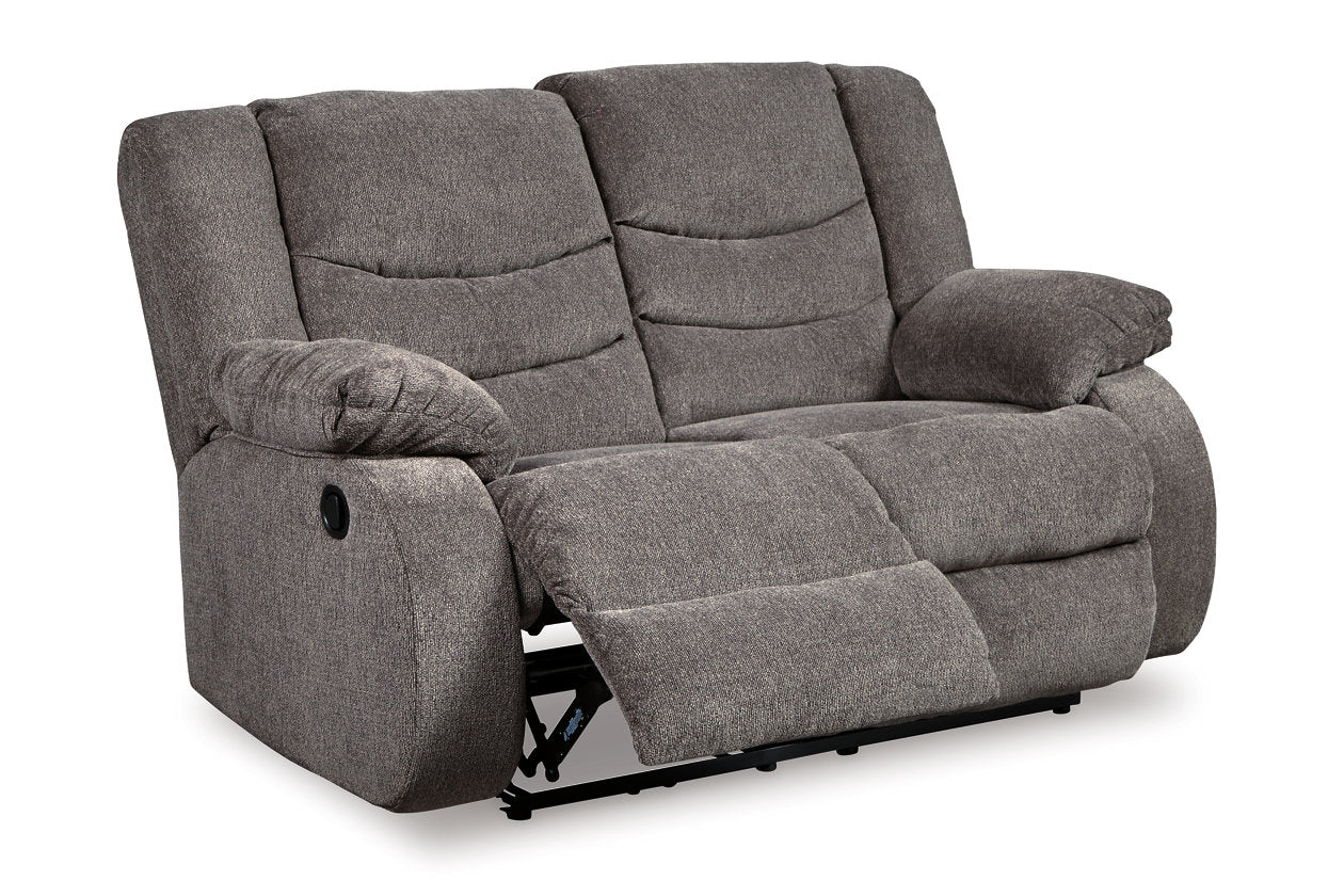 Tulen Gray Reclining Sofa, Loveseat and Recliner -  Ashley - Luna Furniture