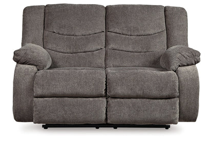 Tulen Gray Reclining Loveseat and Recliner -  Ashley - Luna Furniture