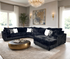 9900 Black - 4PC Oversized Sectional - 9900 - SECTIONAL