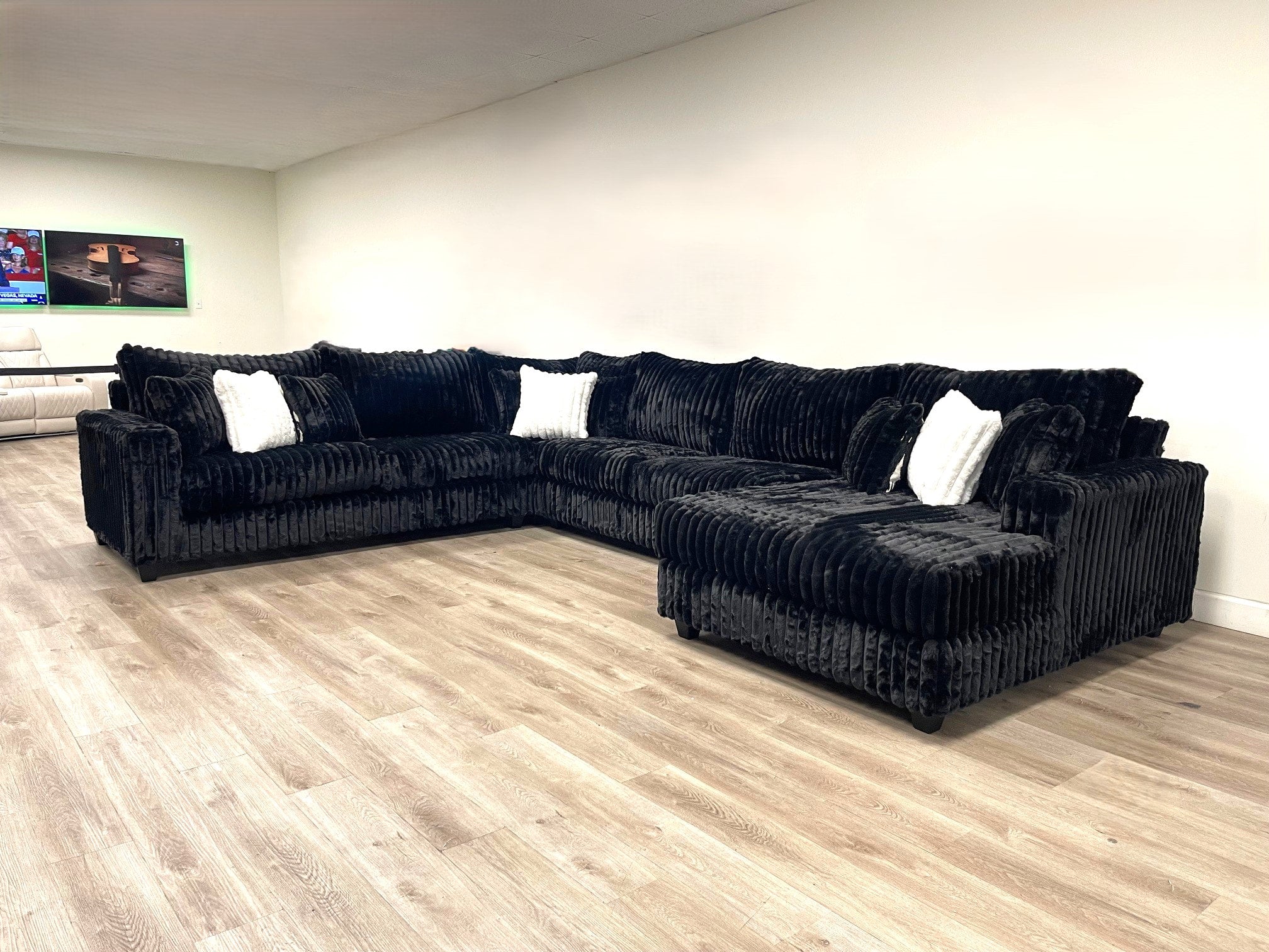 9900 Black - 4PC Oversized Sectional - 9900 - SECTIONAL