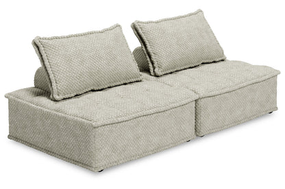 Bales Taupe 2-Piece Modular Seating from Ashley - Luna Furniture