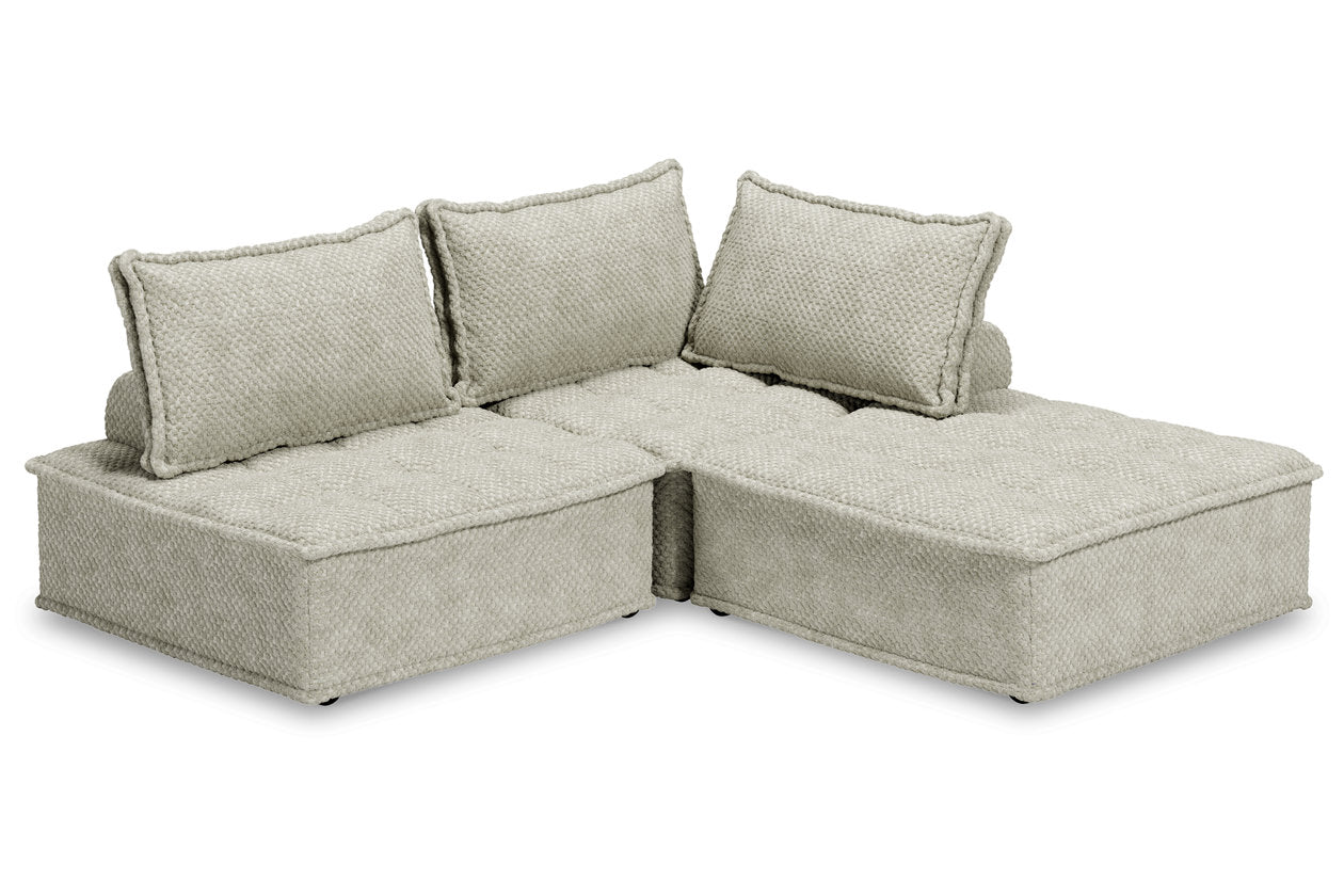 Bales Taupe 3-Piece Modular Seating from Ashley - Luna Furniture
