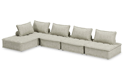 Bales Taupe 5-Piece Modular Seating -  Ashley - Luna Furniture