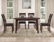 Adrian Espresso Oval Dining Room Set