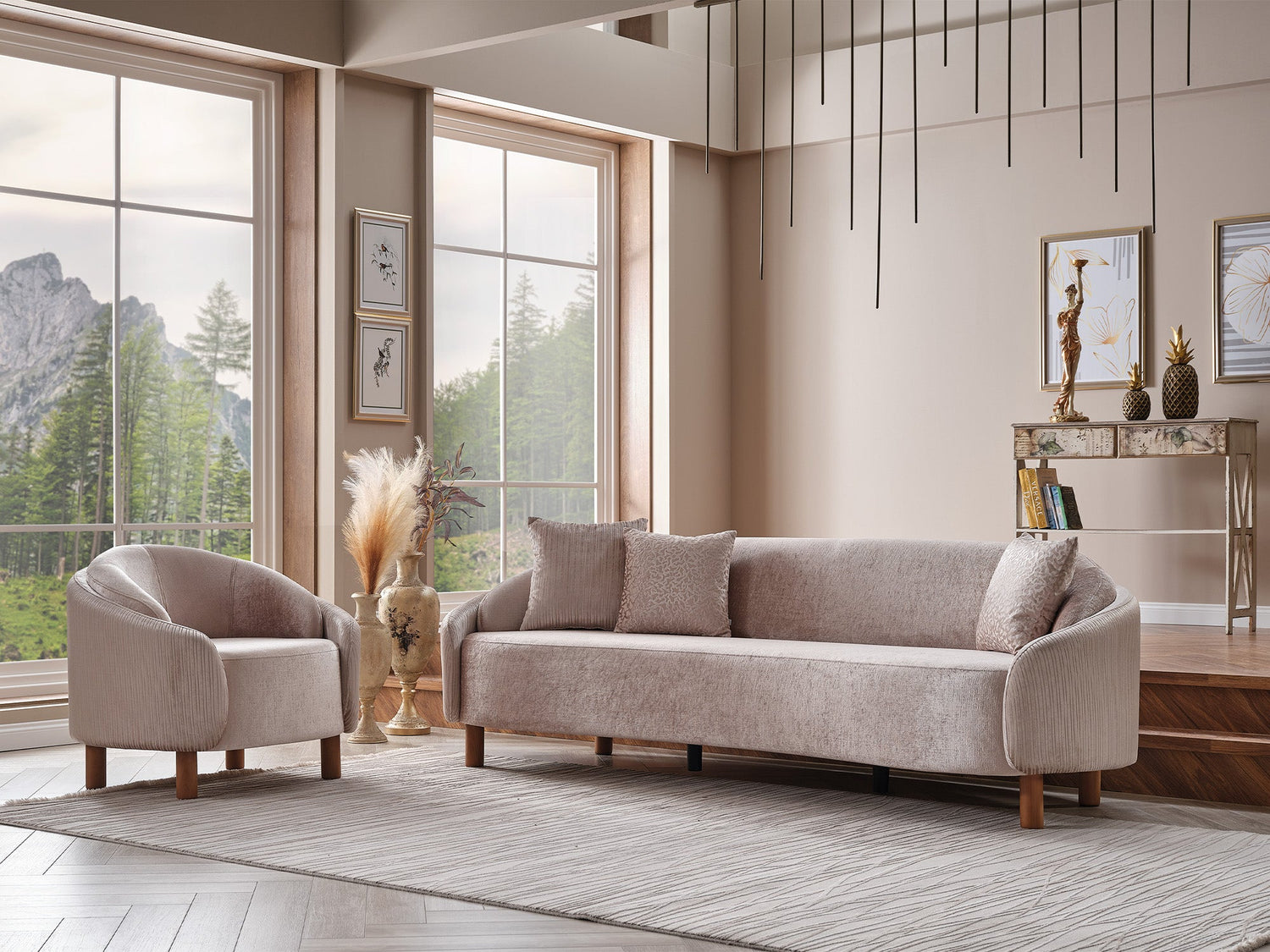 Alessa Chair in Cream