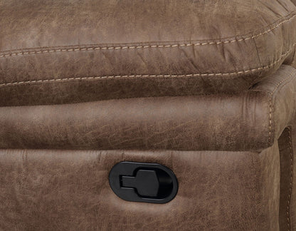 Anastasia Cocoa 3-Piece Reclining Sectional