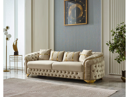 Arizona Stationary Sofa in Beige